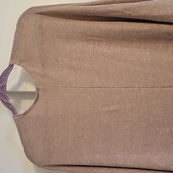 NWOT Honeyme sparkly gold cocoon cardigan size XL - Picture 7 of 8